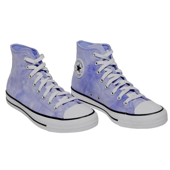 Converse Chuck Taylor All Star Hi Top Unisex Sneakers Ultra Violet/Tie Dye - Picture 1 of 9